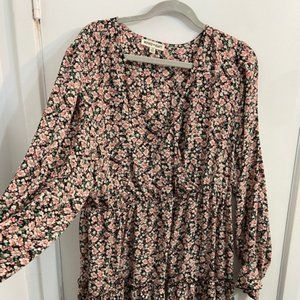Floral Long Sleeve Dress